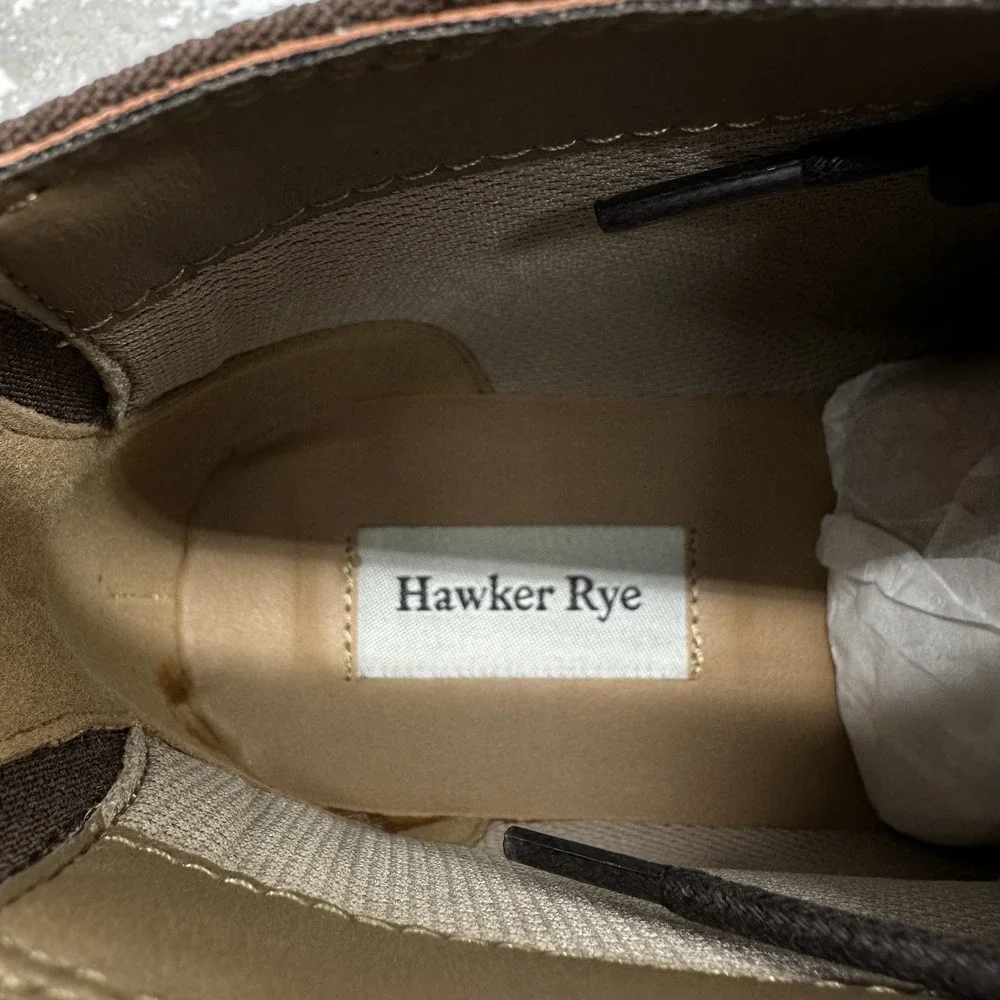 Hawker Rye Chukka Boots Mens Size 11.5 Brown Lace‎ Up Casual Rubber Sole
